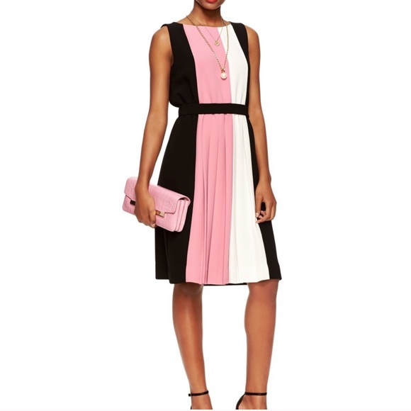 kate spade Dresses & Skirts - Host Pick✨Kate Spade Color Block Pleated Dress